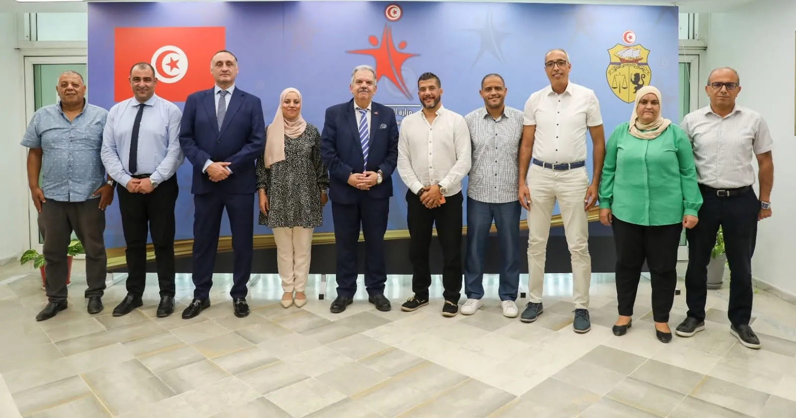 اجتماع وزير الشباب والرياضة مع ممثلي الجامعة التونسية للجودو
